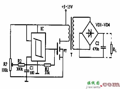 小功率电源变换器电路  第1张