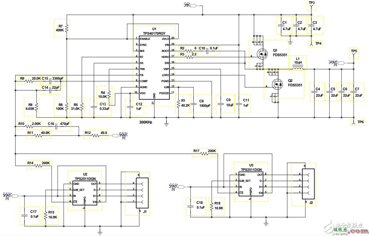 9-60V输入、5V/2.1A双端口智能USB充电器电路图  第2张