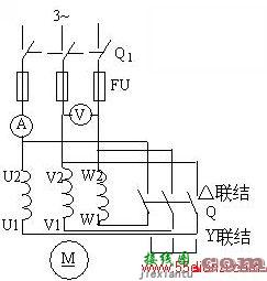 鼠笼电动机直接起动电路图  第1张