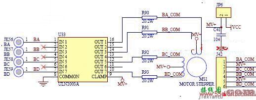 步进电机控制实验电路图  第1张