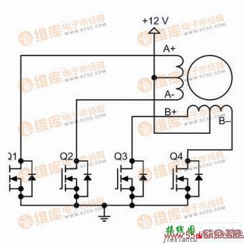 单极性步进电机驱动电路图  第1张