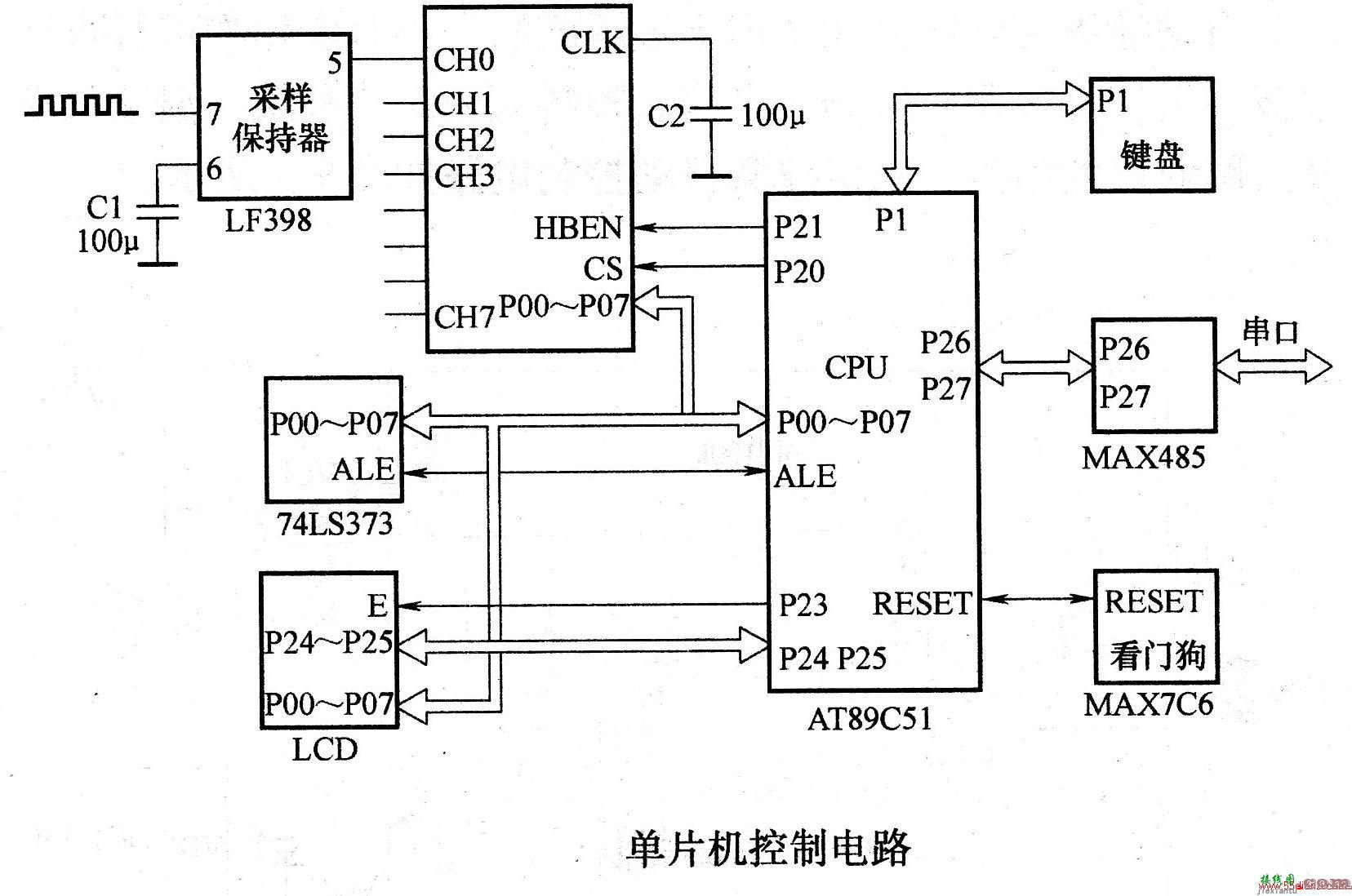 单片机控制电路  第1张