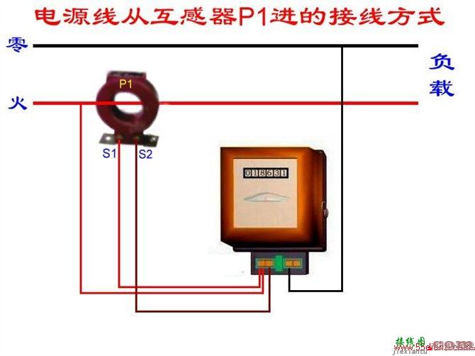 单相及三相四线电能表互感器接线图集  第12张