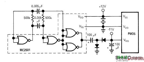 带有CMOS集成电路的12V到11V电压电路  第1张