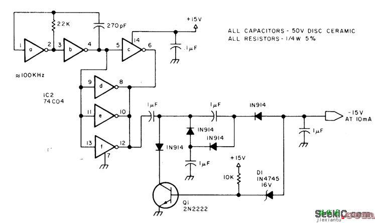 从+15V到-15V电路  第1张
