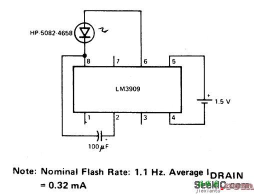 功率闪光电路（1.5V）  第1张