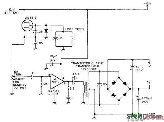 从12V到±15V电路  第1张