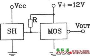 霍尔开与MOS电路连接输出接口电路图  第1张