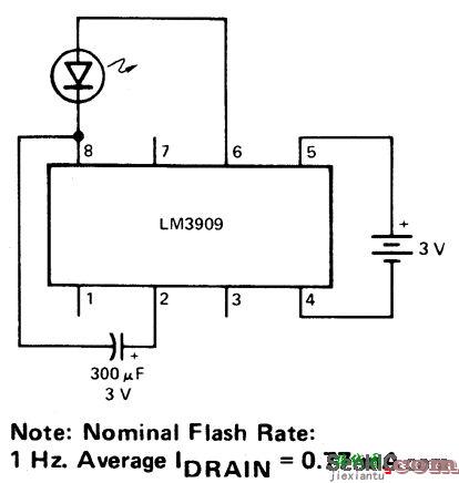 3V闪光电路  第1张