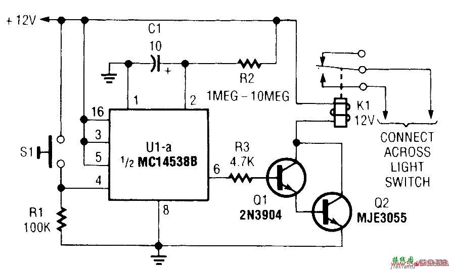 电灯转换电路  第1张