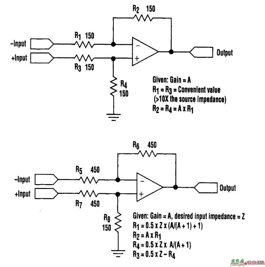 增强运算放大器的平衡放大器  第1张