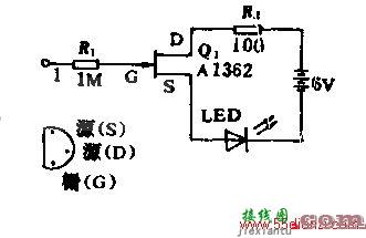 场效应管逻辑探头电路图  第1张