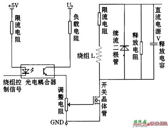 单电压驱动电路图  第1张