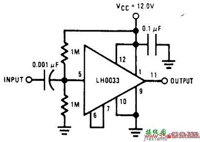 单电源AC缓冲放大器  第1张