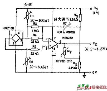 温度传感器补偿电路  第1张