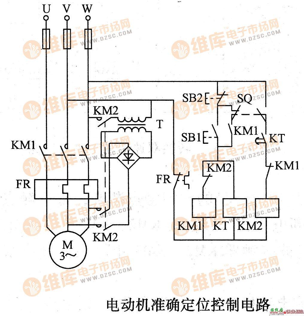 电动机准确定位控制电路  第1张