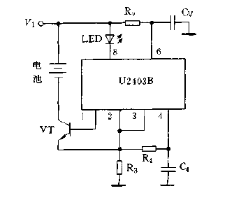 采用U2403B构成的充电器电路图  第1张