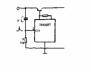 MAX687上电自动启动电路图  第1张