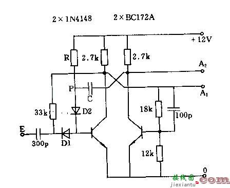 单稳态电路图  第1张