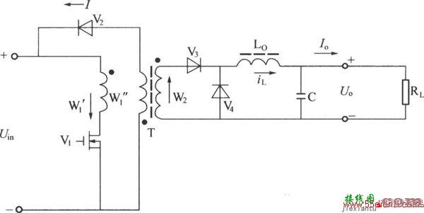 单端正激式变换器电原理电路图  第1张