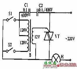 用双向晶闸管构成的两地开关电路  第1张