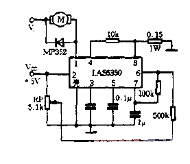 LAS6350组成电机控制电路图  第1张