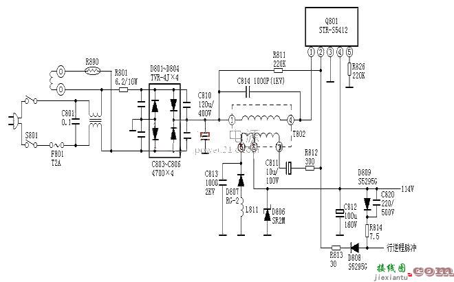 STR5412的电源电路  第1张