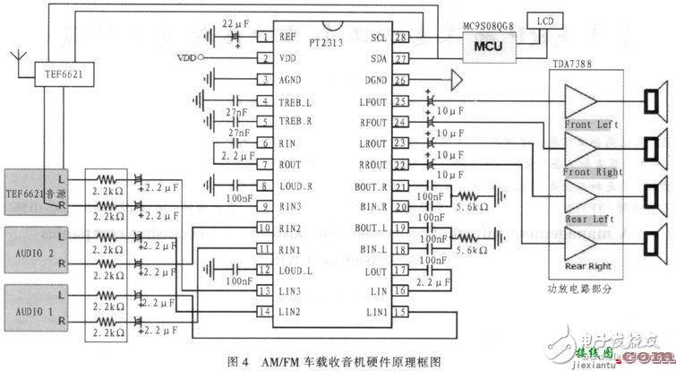车载娱乐系统电路设计图集锦 —电路图天天读（139）  第14张