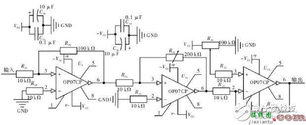 50 Hz双T陷波器设计 - 采用STM32的心电采集系统电路设计  第2张