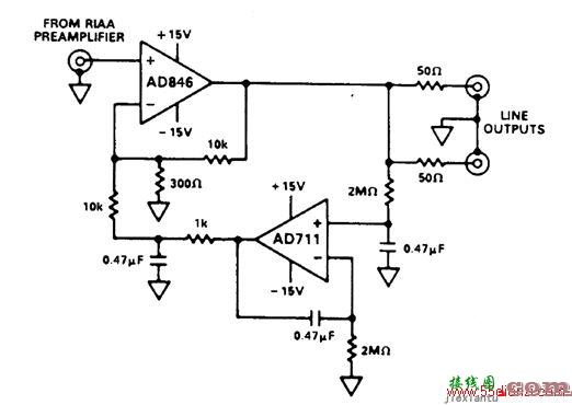 RIAA的线路放大器/驱动器  第1张