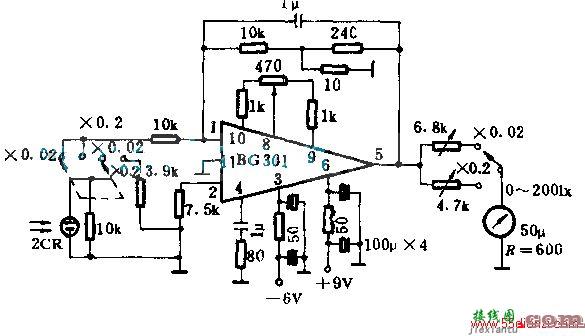 低照度放大电路图  第1张