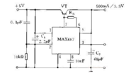 MAX687的典型应用电路图  第1张