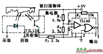 用作扫描器的光电隔离电路图  第1张