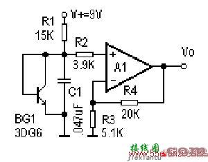 LM324应用作测温电路电路图  第1张