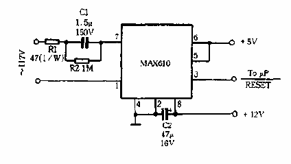 5V,12V双电源电路图  第1张