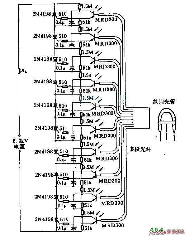 光操纵串联开关电路图  第1张