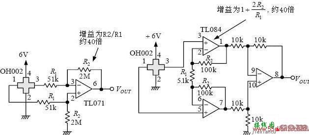 霍尔传感器信号放大电路图  第1张