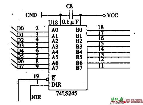 数据缓冲及驱动电路图  第1张