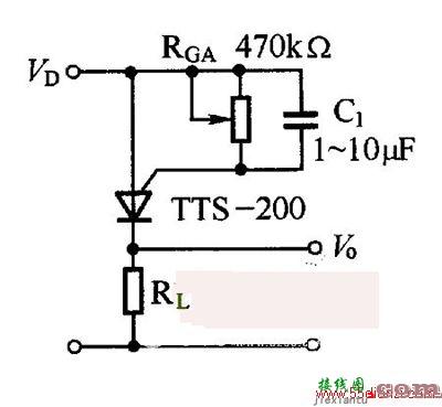 TTS-200系列温控晶体闸管基本应用电路图  第1张