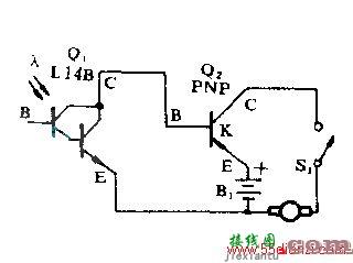 手电筒控制玩具或体育模型电路图  第1张