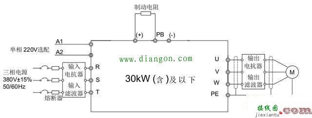 变频器的控制回路接线方法图解  第1张