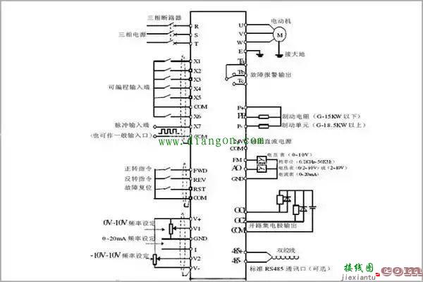 变频器的接线方法  第2张