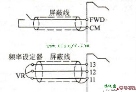 变频器控制电路端子接线方法  第2张