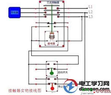 电工交流接触器接线方法  第3张