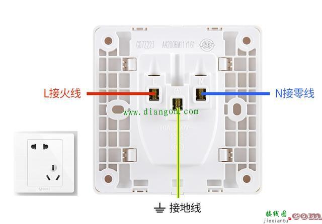 插座接线方法  左零右火中接地 第1张