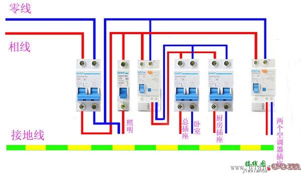 空气开关接线方法  第1张