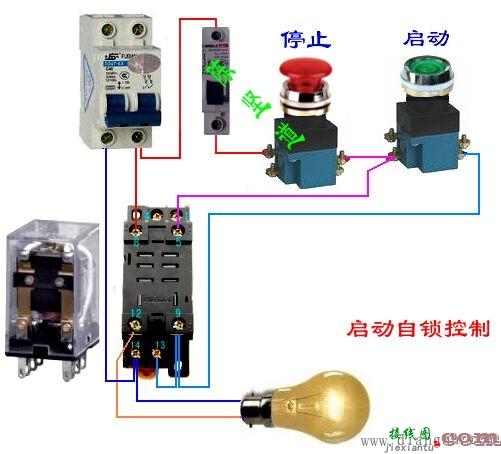 中间继电器接线方法图解  第2张