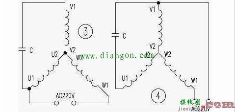 380v电动机改成220v运行接线方法和电容容量的选择  第2张