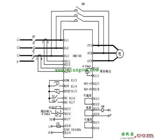 软启动怎么接电机？软启动电机实物接线图  第6张