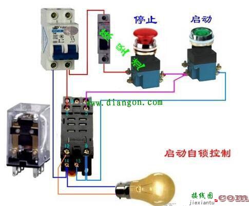 中间继电器如何接线_中间继电器接线图图解  第3张